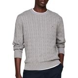 Tommy Hilfiger Pamuklu Kazak, 2XL, TYC097F10A8763AF00, Gri, Erkek