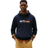 Tommy Hilfiger Pamuklu Regular Fit Baskılı Kapüşon Yaka Sweat Erkek SWEAT MW0MW40041 BDS