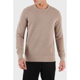 Tommy Hilfiger Pamuklu Regular Fit Bisiklet Yaka Kazak Erkek Kazak MW0MW36347 Afe - Bej - 2XL