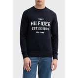 Tommy Hilfiger Pamuklu Regular Fit Bisiklet Yaka Logolu Kazak Erkek KAZAK MW0MW39533 DW5