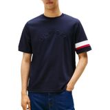 Tommy Hilfiger Pamuklu Regular Fit Logolu Bisiklet Yaka T Shirt Erkek T SHİRT MW0MW40018 DW5