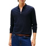 Tommy Hilfiger Pamuklu Regular Fit Logolu Polo Yaka Sweat Erkek POLO YAKA SWEAT MW0MW40302 DW5