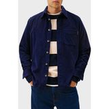 Tommy Hilfiger Pamuklu Relaxed Fit Uzun Kollu Kadife Gömlek Erkek Gömlek MW0MW40489 Bcl - XL - Lacivert