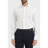 Tommy Hilfiger Pamuklu Slim Fit Uzun Kollu Gömlek Erkek Gömlek MW0MW43749 Ybr - 44 - Beyaz