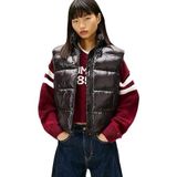 Tommy Hilfiger Parlak Yelek, L, DW0DW22037, Siyah, Kadın