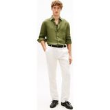 Tommy Hilfiger Pıgment Dyed Lı Solıd Rf Shırt Erkek Yeşil Gömlek - MW0MW41530 - XL