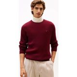 Tommy Hilfiger Pıma Ctn Cash Structure Crew Erkek Mor Kazak - Mw0mw40449