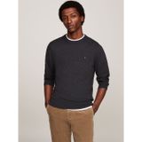 Tommy Hilfiger Pıma Org Ctn Cashmere Crew Neck Erkek Gri Kazak - Mw0mw28046