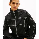 Tommy Hilfiger Piping Detail Flag Jacket Erkek Siyah Ceket - DM0DM22297-BDS