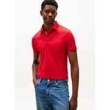 Tommy Hilfiger Polo T-Shirt Hidden Placket Detail, L, 5003346342, Kırmızı, Erkek