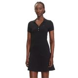 Tommy Hilfiger Polo Yaka Fitilli Elbise, XS, DW0DW21172, Triple Black, Kadın