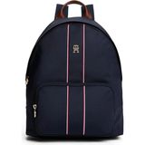 Tommy Hilfiger Popette Kubbe Kurumsal Kadın Sırt Çantası AW0AW176510GY - Mavi