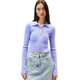 Tommy Hilfiger Pullover Kazak, L, DW0DW21829, Mor, Kadın