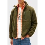 Tommy Hilfiger Regular Fit Dik Yaka Polar Femuarlı Ceket Erkek Ceket MW0MW40420 Mt1 - Yeşil