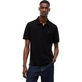 Tommy Hilfiger Regular Fit Essential Polo Yaka T-shirt, XXL, DM0DM22711, Siyah, Erkek