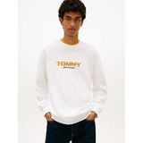 Tommy Hilfiger Regular Fit Essential Sweatshirt, M, DM0DM22682, Ekru, erkek