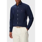 Tommy Hilfiger Regular Fit Klasik Yaka Uzun Kollu Gömlek Erkek Gömlek MW0MW43429 Dcc - XL - Lacivert