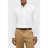 Tommy Hilfiger Regular Fit Klasik Yaka Uzun Kollu Gömlek Erkek Gömlek MW0MW43429 Ybs - XL - Beyaz