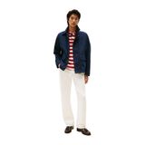 Tommy Hilfiger Regular Fit Su İtici Kadife Yaka Ceket, L, MW0MW39638 DW5, LACİVERT, Erkek