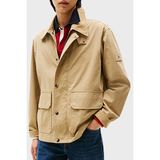 Tommy Hilfiger Regular Fit Su Itici Kadife Yaka Detaylı Ceket Erkek Ceket MW0MW39638 Aeh - Camel - XL