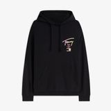Tommy Hilfiger Relaxed Signature Erkek Siyah Sweatshirt