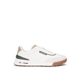 Tommy Hilfiger Retro Runner Mix Spor Ayakkabı, 44, FM0FM05721Z00, Fildişi, Erkek