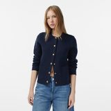 Tommy Hilfiger Reversible Cardi Kadın Mavi Hırka - 0X4-Mavi - XS
