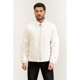 Tommy Hilfiger Reversible Terry Ivy Jacket Erkek Mont, Beyaz, XS
