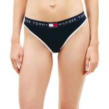 Tommy Hilfiger Rib Örgü Bikini Altı, M, UW0UW06274, Gece Mavisi, kadın