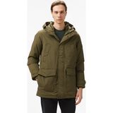 Tommy Hilfiger Rockie Down Parka Erkek Haki Parka - RBN-Haki