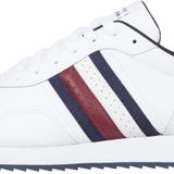 Tommy Hilfiger runner evo lth mix ess Erkek Spor Ayakkabı white 42