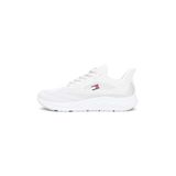 Tommy Hilfiger RUNNER KNITTED Erkek Spor Ayakkabı, Ecru, 41