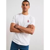 Tommy Hilfiger Rwb Crest Tee Erkek T-Shirt MW0MW40024 - Beyaz - XL