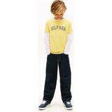 Tommy Hilfiger Sarı Erkek Çocuk Baskılı T-Shirt KB0KB10420ZGP - 8 Yaş