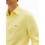 Tommy Hilfiger Sarı Erkek Gömlek MW0MW41530ZF0_PIGMENT Dyed Lı Solıd