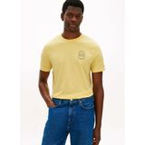 Tommy Hilfiger Sarı Erkek T-Shirt MW0MW42364ZF0_BRAND Love Roundel Te - XL