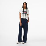 Tommy Hilfiger Script Straing Pique Kadın Mavi Eşofman Altı - C1G-Mavi