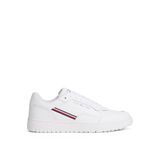 Tommy Hilfiger Şerit Logolu Basket Sneaker, 41, FM0FM05631YBS, White, Erkek
