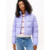 Tommy Hilfiger Şişme Ceket, M, DW0DW21620, Mavi, Kadın