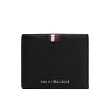 Tommy Hilfiger Siyah Erkek Cüzdan TH PREM LEA MINI CC WALLET