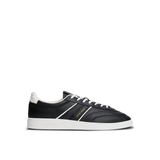Tommy Hilfiger Siyah Erkek Deri Sneaker THE GREENWICH EDGE STITCHING