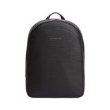 Tommy Hilfiger Siyah Erkek Sırt Çantası BUSINESS SAFFIANO DOME BACKPACK