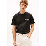 Tommy Hilfiger Siyah Erkek T-Shirt MW0MW41465BDS_COAST Photo Prınt Tee - XL