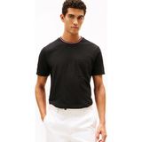 Tommy Hilfiger Siyah Erkek T-Shirt MW0MW41472BDS_RWB Pocket Pıque Tee - XL