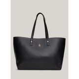 Tommy Hilfiger Siyah Kadın Tote Çanta AW0AW16302BDS Ergonomik Tasarım ve Şık Görünüm ile Günlük Kullanım İçin