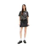 Tommy Hilfiger Siyah Relaxed Neon Baskılı T-Shirt, M, DW0DW21358BDS, SİYAH, Kadın