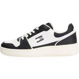 Tommy Hilfiger Siyah Retro Basket Sneaker, 40, TJM RETRO BASKET, SİYAH, Erkek