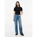Tommy Hilfiger Slım Cody C-Nk S/S Tee Kadın Siyah T-Shirt - Ww0ww40587