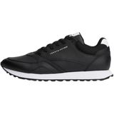Tommy Hilfiger Sneaker NEW RUNNER EVA LTH ESS, 40, NEW RUNNER EVA LTH ESS, Black & White, Erkek