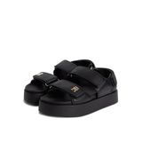 Tommy Hilfiger Sporty Platform Deri Sandalet, FW0FW09119